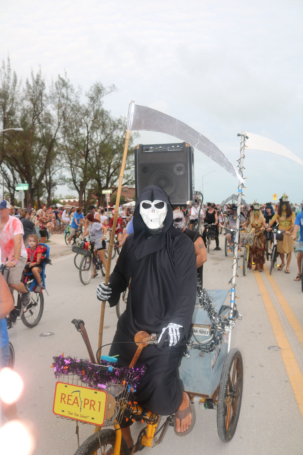 Zombie Bike Ride 2017 photo - Duval Street, Key West
